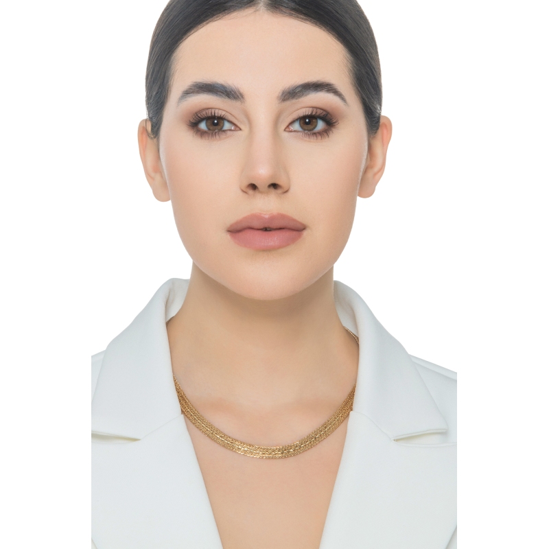 Collar design en oro amarillo de 18 quilates Collar design en oro amarillo de 18 quilates