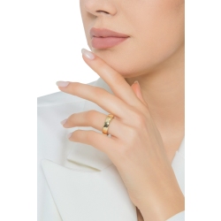 Anillo de banda en oro amarillo de 18K 2