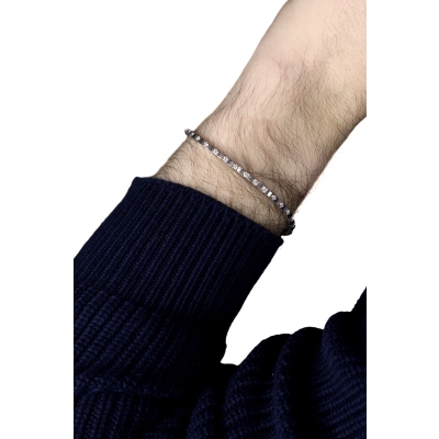 Pulsera de tenis diamantes y oro blanco