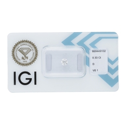 Diamante certificado IGI CT  CT 0,33   D   VS 1