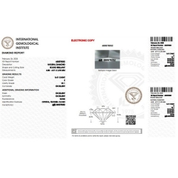 Diamante certificado IGI CT  0.41 E VS1  2