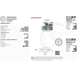 Diamante certificado IGI 0.40CT E VS2 2