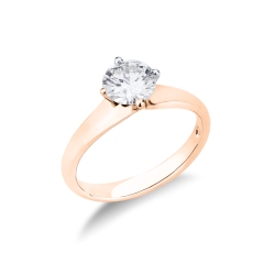 Montura solitario lineal 4 garras 2