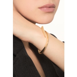 Pulsera cruzada en oro amarillo 18K 2