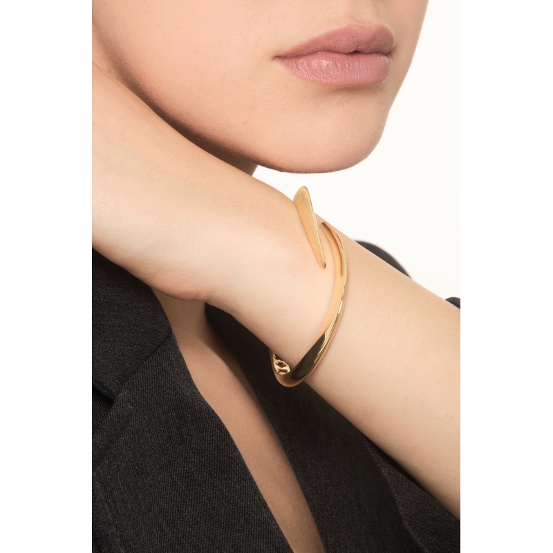 Pulsera cruzada en oro amarillo 18K Pulsera cruzada en oro amarillo 18K