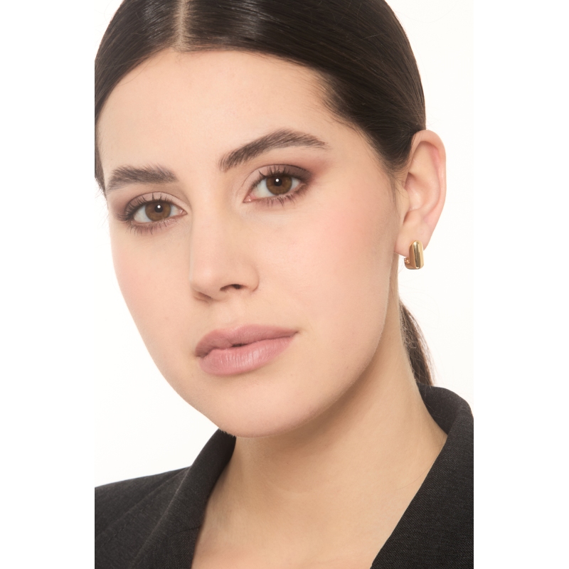 Pendientes cuadrados en oro amarillo 750 Pendientes cuadrados en oro amarillo 750