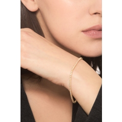 Pulsera Tennis en oro amarillo 18k con diamantes  2