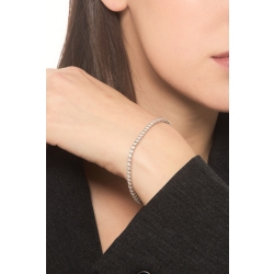 Pulsera de diamantes tennis oro blanco 18 kilates - 0,045 ct. 2