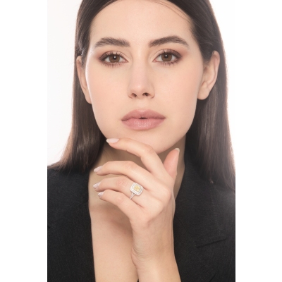 Anillo Diamante Fancy Yellow Natural GIA 1.16CT oro 18k