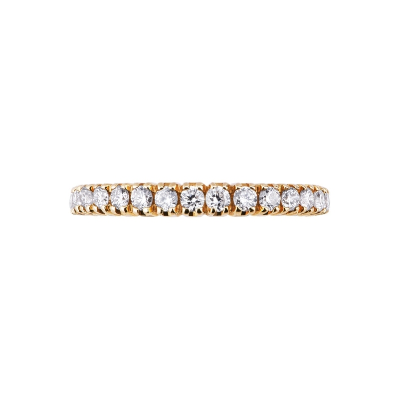 Anillo diamantes con garras en oro amarillo 18k Anillo diamantes con garras en oro amarillo 18k