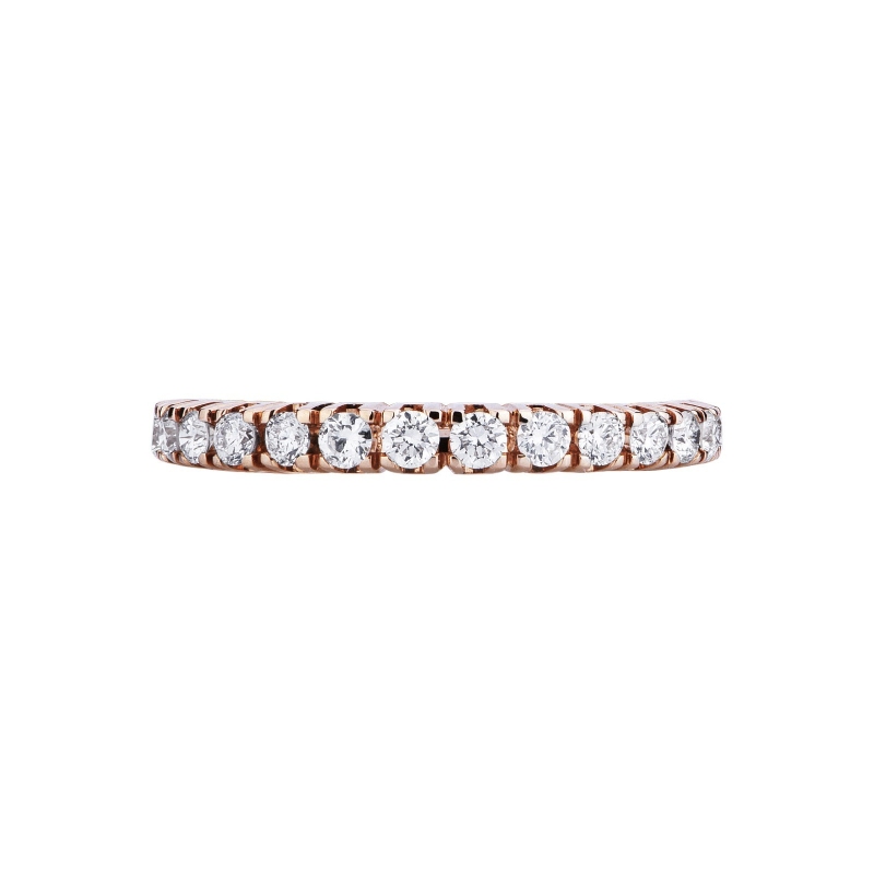 Anillos de compromiso de oro rosa 18k con diamantes Anillos de compromiso de oro rosa 18k con diamantes