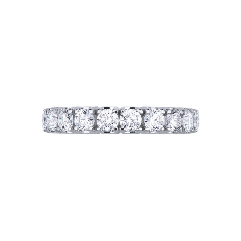 Anillo Eternity en oro blanco 18 quilates con diamantes Anillo Eternity en oro blanco 18 quilates con diamantes