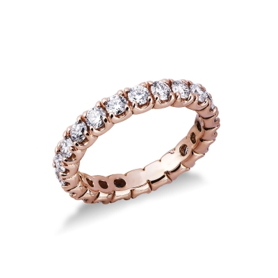 Anillos De Boda Eternity De Oro Rosa diamantes