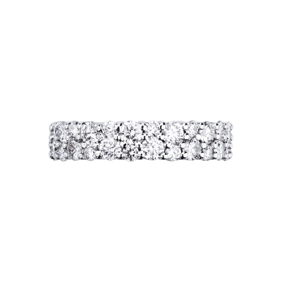Anillo diamantes eternity en oro blanco de 18k 