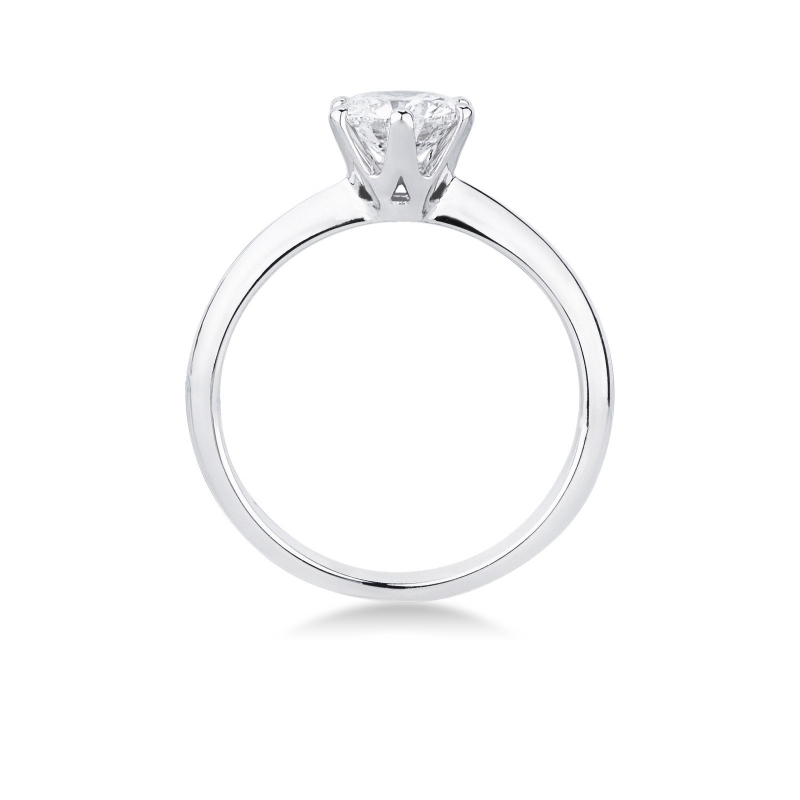 Anillo solitario diamante ct. 1,00 oro blanco 18k Anillo solitario diamante ct. 1,00 oro blanco 18k