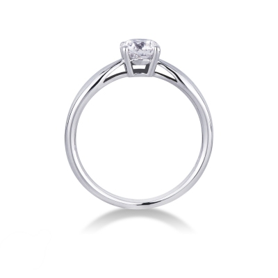 Anillo solitario Diamante 0,70 quilates en oro blanco 18 kilates