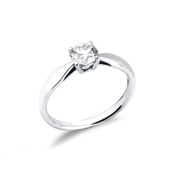 Anillo solitario Diamante 0,70 quilates en oro blanco 18 kilates