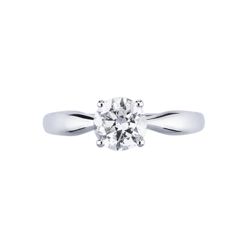 Anillo solitario clásico con diamante 1ct  Anillo solitario clásico con diamante 1ct