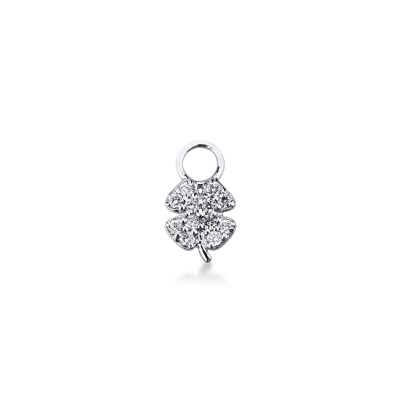 Charm en oro blanco 18 quilates con diamantes