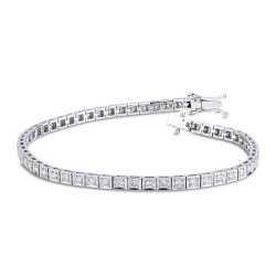 Pulsera Tennis Diamantes en Oro 18K