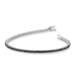 Pulsera Tennis en oro blanco18 quilates