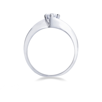 Solitario de compromiso con diamante talla brillante 0,25 quilates