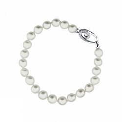 Pulsera de perlas japonesas naturales cultivadas y diamantes