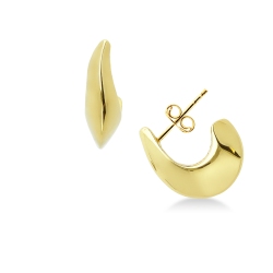 Pendientes gota en oro amarillo 18K
