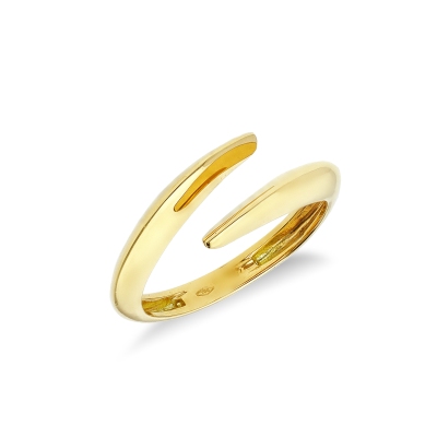 Anillo Toi et Moi en oro amarillo 18k