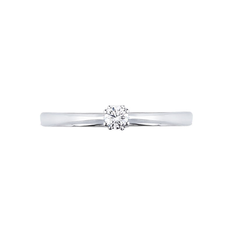 Solitario Compromiso Oro Blanco 18K Diamante 0,10 ct Solitario Compromiso Oro Blanco 18K Diamante 0,10 ct