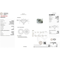 Diamante certificado IGI   CT 1,03   E   VS 1 2