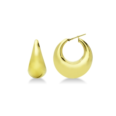 Pendientes Chunky de Aro en Oro Amarillo de 18K