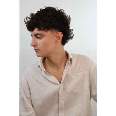 Collar cadena groumette Oro Amarillo 18k 50 cm