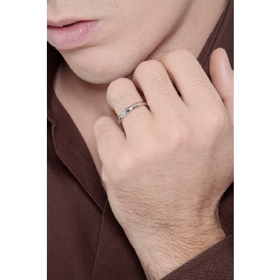 Alianzas matrimonio oro blanco 750 de 3 mm  