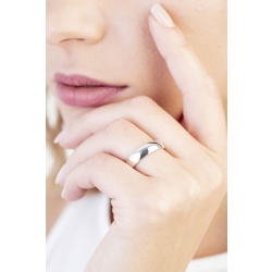 Alianza de boda oro blanco 18 kilates  2