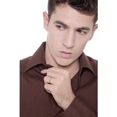 Anillo de boda blanco 18 kilates