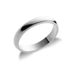 Argollas de matrimonio en oro 18 kilates clásica