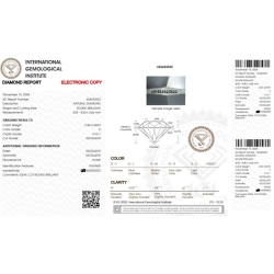 Diamante certificado IGI 0.30 CT E VVS1 2