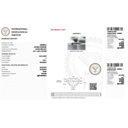 Diamante certificado IGI 0.30 CT F VVS1 2