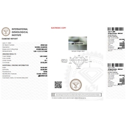 Diamante certificado IGI  0.50 CT D VS1 2