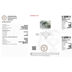 Diamante certificado IGI  0.40 CT E VS2 2