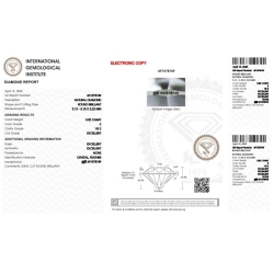 Diamante certificado IGI 0.52 CT E VS2  2