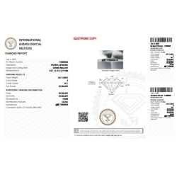 Diamante certificado IGI 0.51 CT E VS1 2