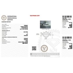 Diamante certificado IGI 0.30 CT F VS2 2