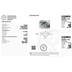 Diamante certificado IGI 0.31 CT F VS1 2
