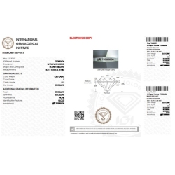 Diamante certificado IGI 0.50 CT E SI2 2