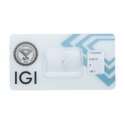 Diamante certificado IGI 0.30 CT F VS1