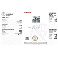 Diamante certificado IGI 0.70 CT D VS2  2