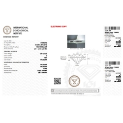 Diamante certificado IGI  0.30 CT D VS1  2