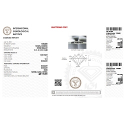 Diamante certificado IGI 0.50 CT  E VS2 2